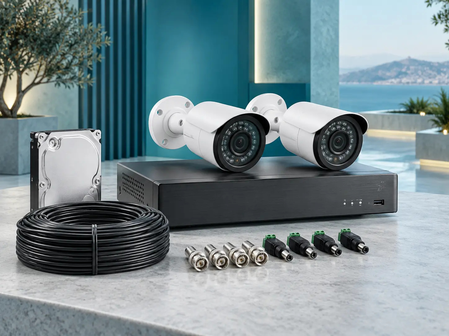 2 camera CCTV package