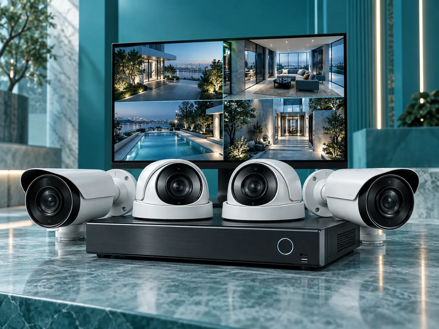 Nexura 8MP Ultra HD 4K CCTV camera package in Pakistan