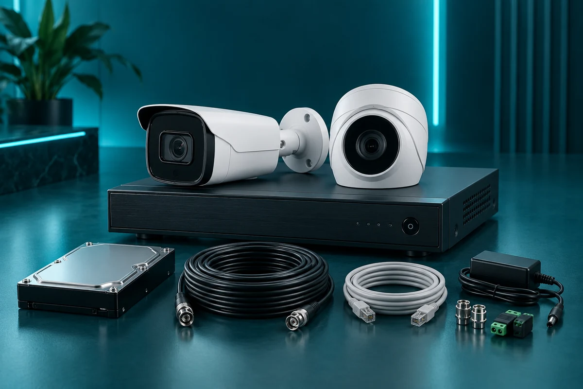 2 camera 5MP CCTV package