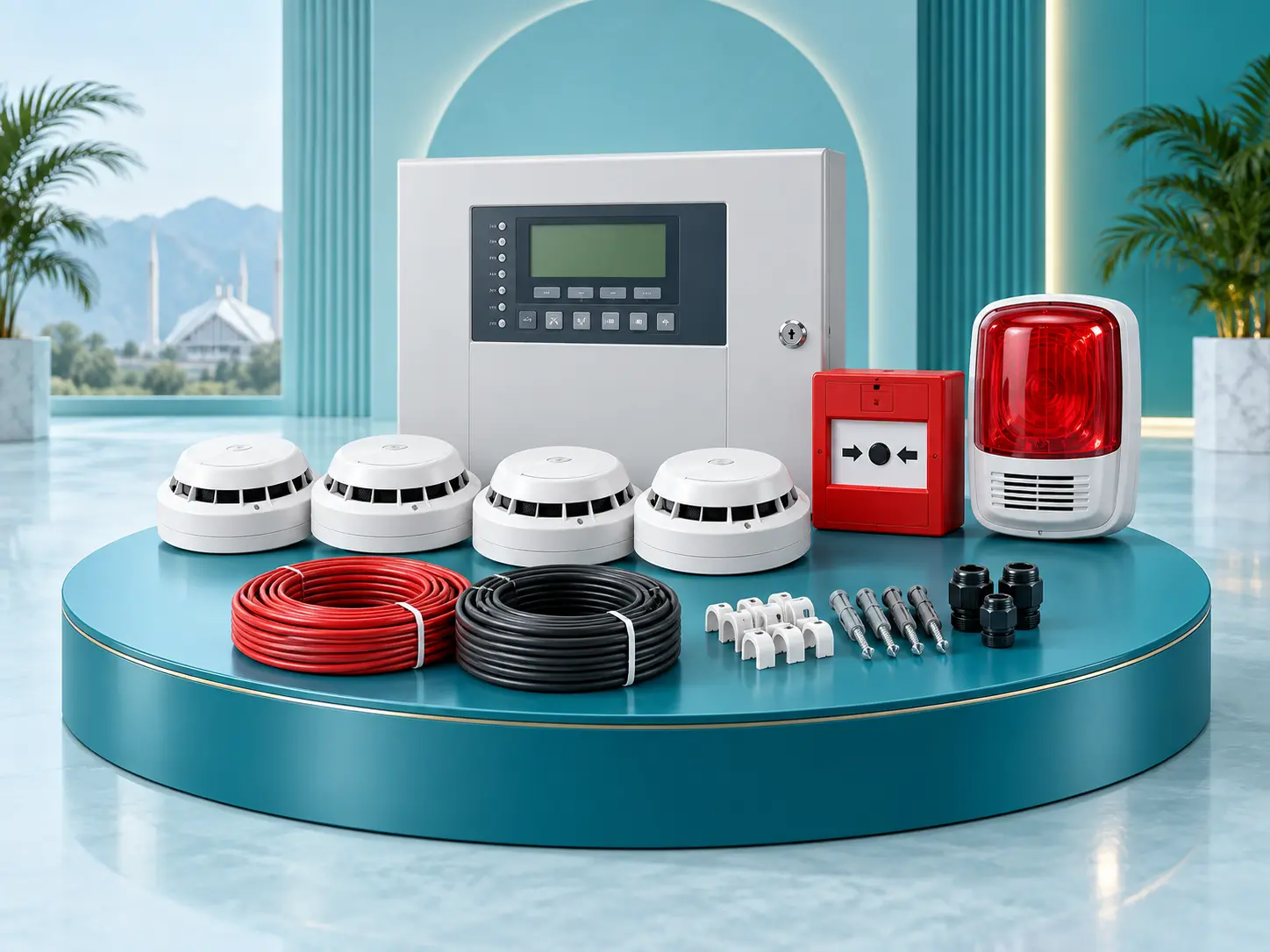 Fire alarm system package