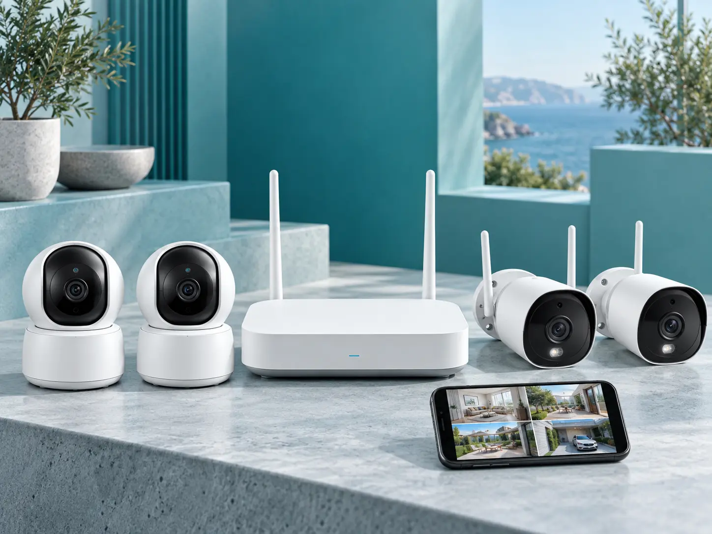 Four Wi-Fi camera kit