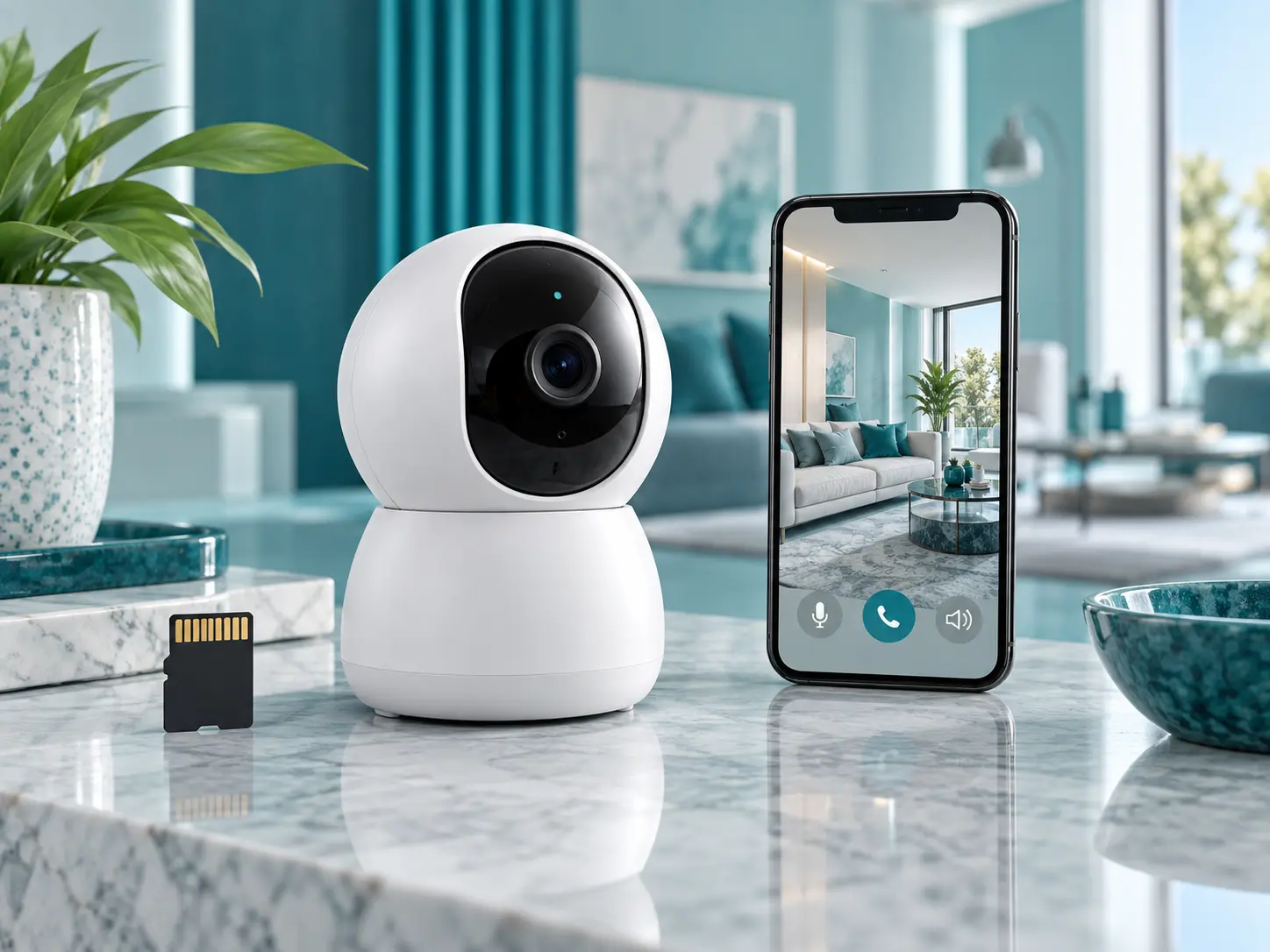 Indoor Wi-Fi security camera