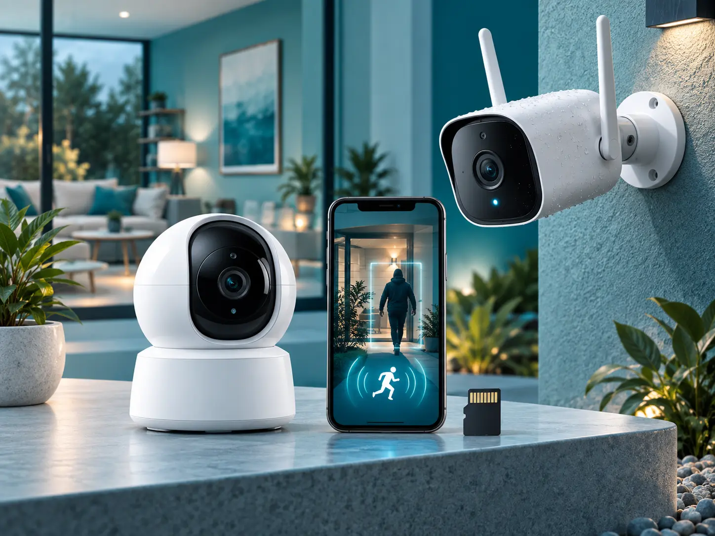 Wi-Fi security camera package
