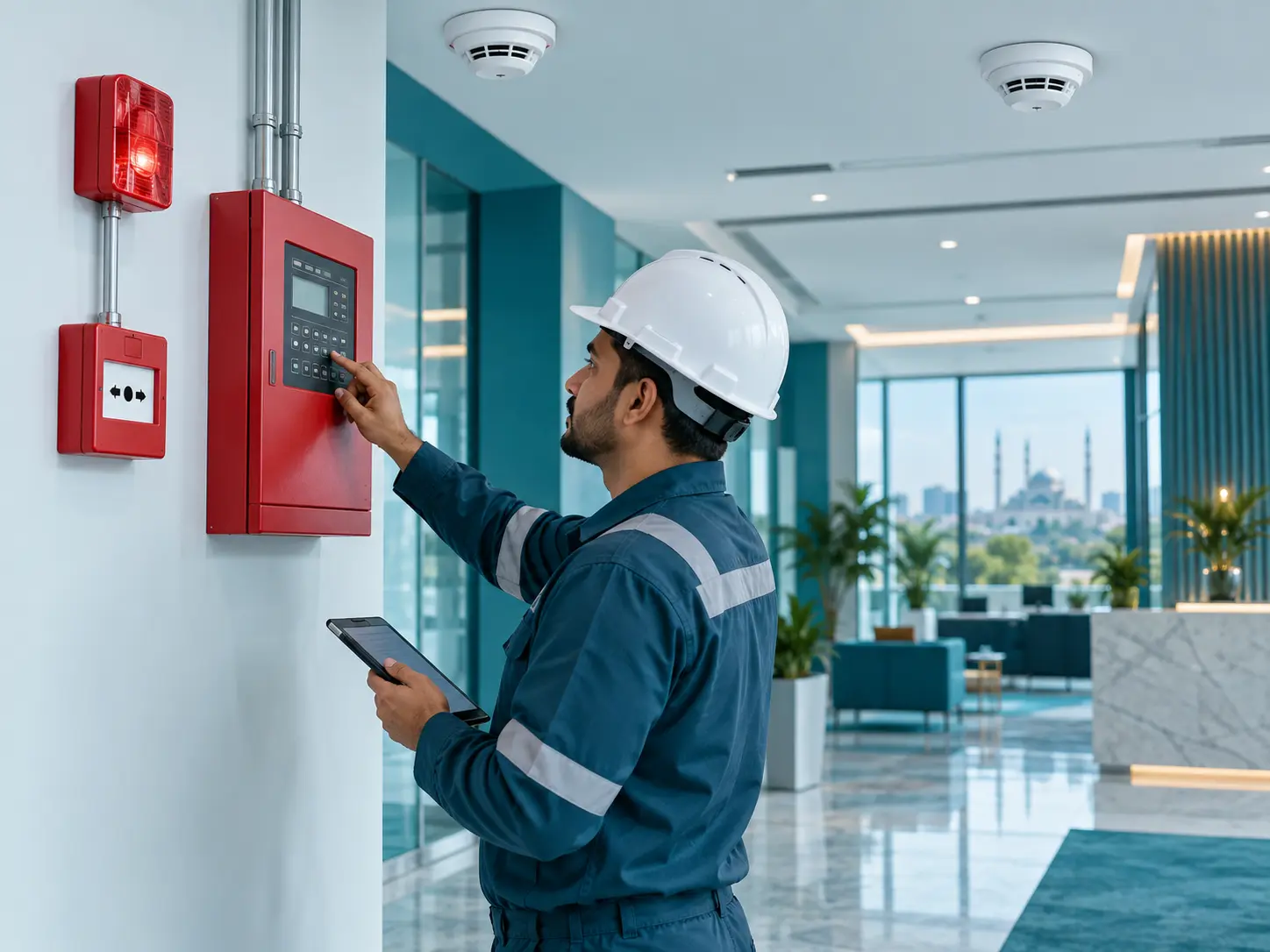 Fire alarm system installation in Pakistan