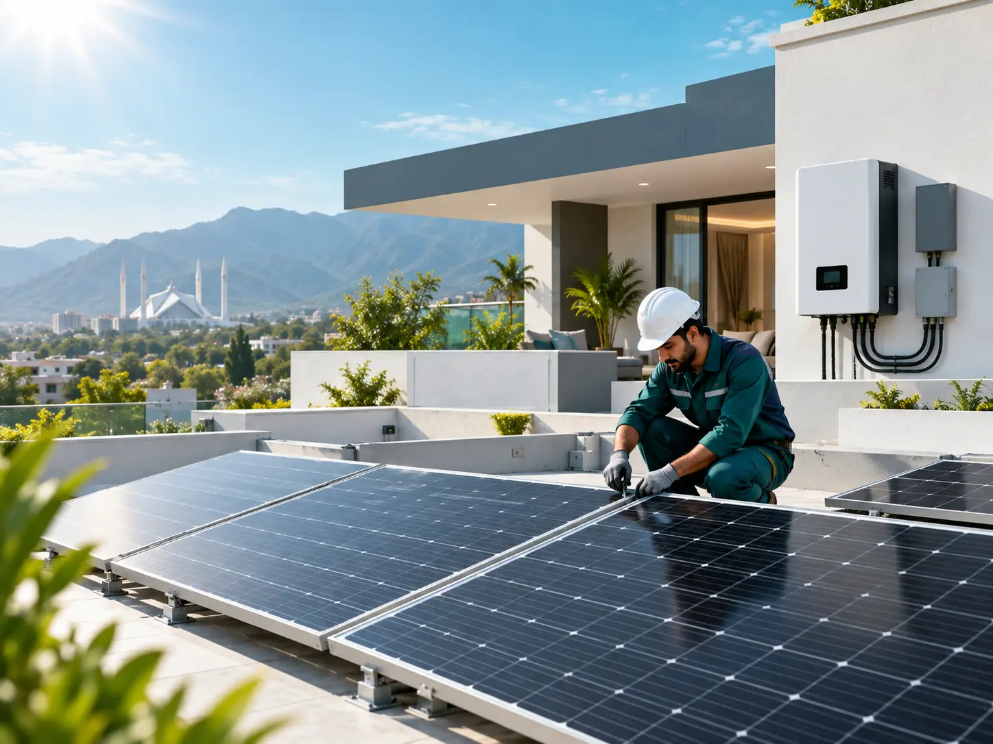 Solar energy services for homes and businesses in Pakistan