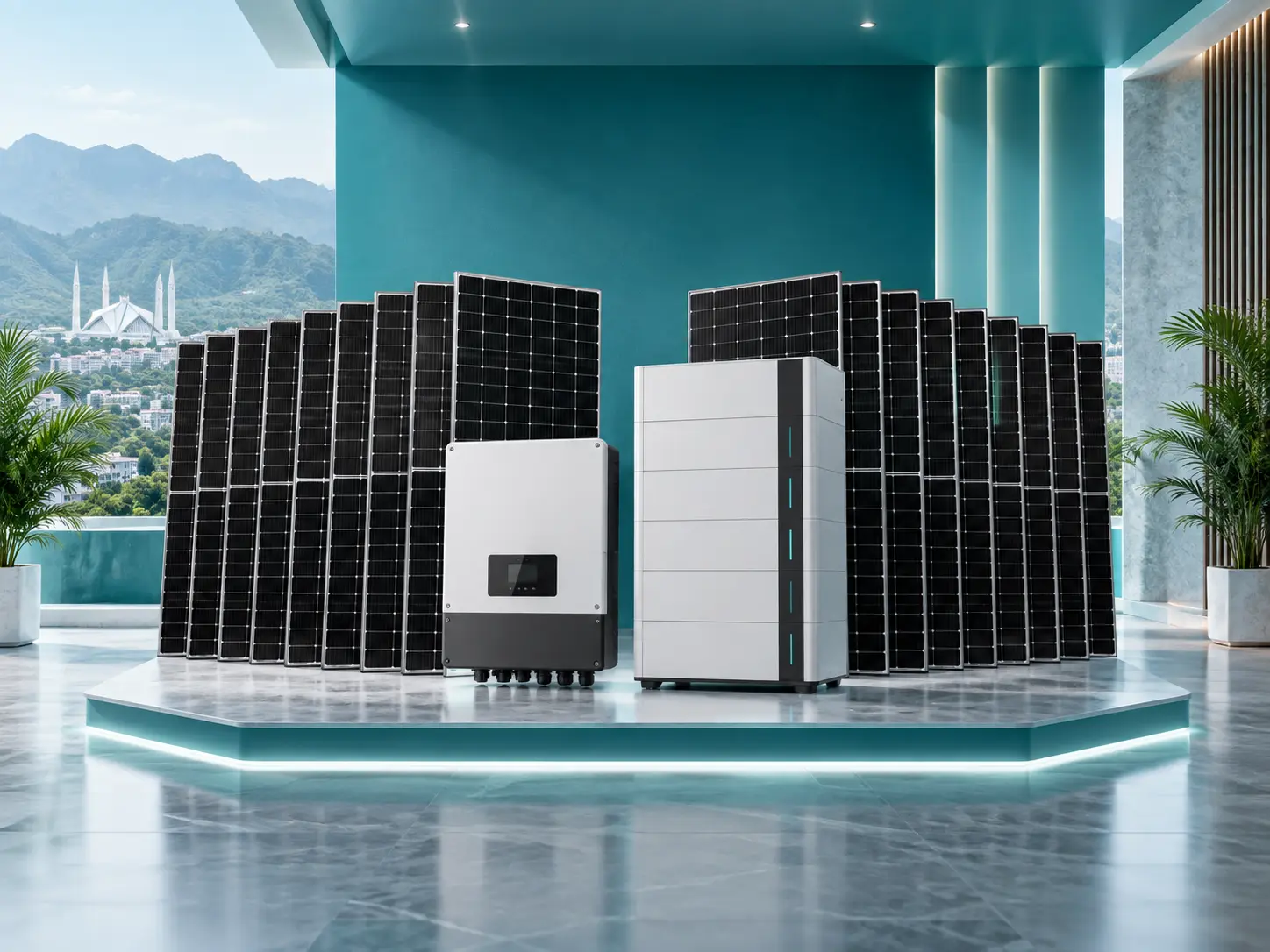 12kW hybrid solar package for heavy loads