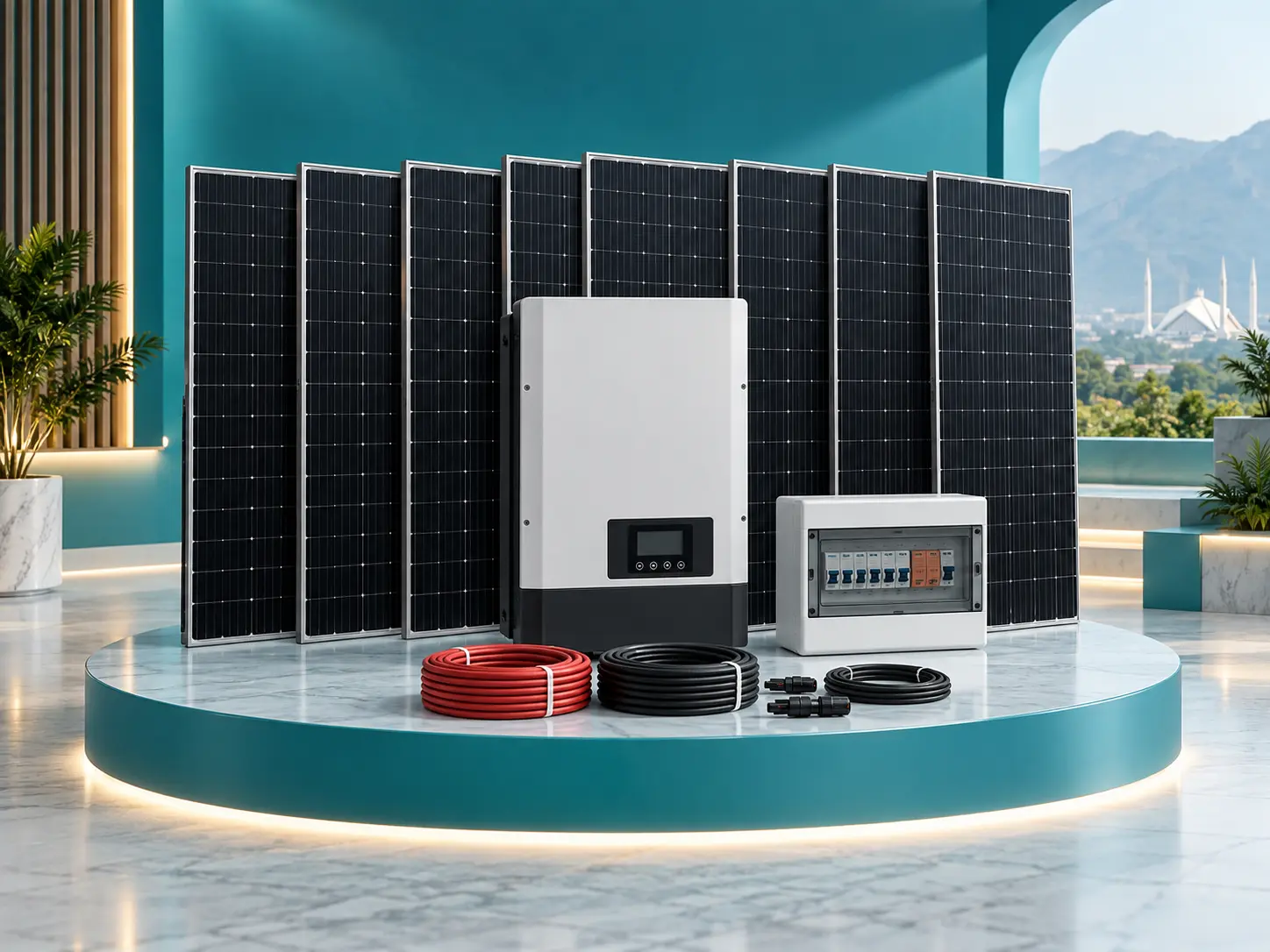 4kW hybrid solar package for a Pakistani home
