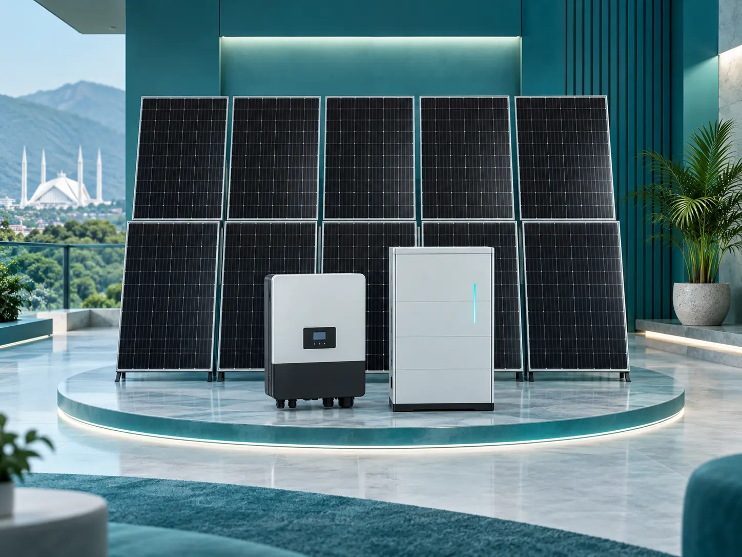 6kW hybrid solar package with lithium storage