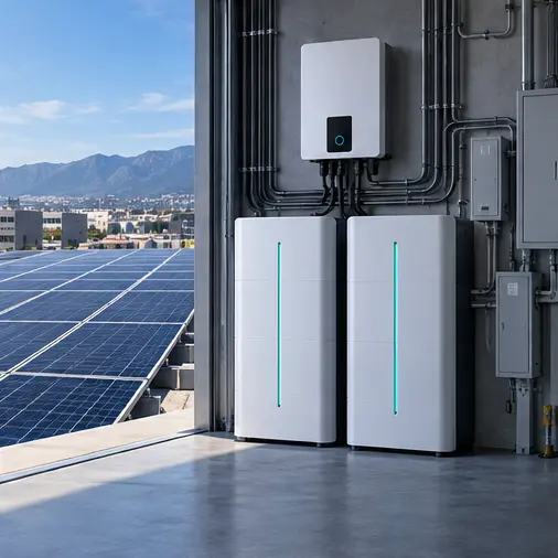 20kW Fox ESS commercial hybrid system with twin batteries