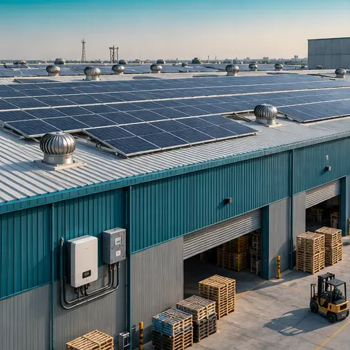 20kW warehouse on-grid solar installation