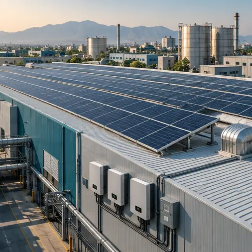 30kW industrial on-grid solar installation